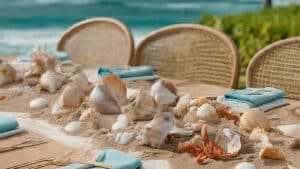 Beach Themed Events using shells